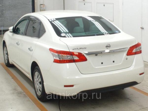 Седан NISSAN SYLPHY цвет блестящий белый — фото 2